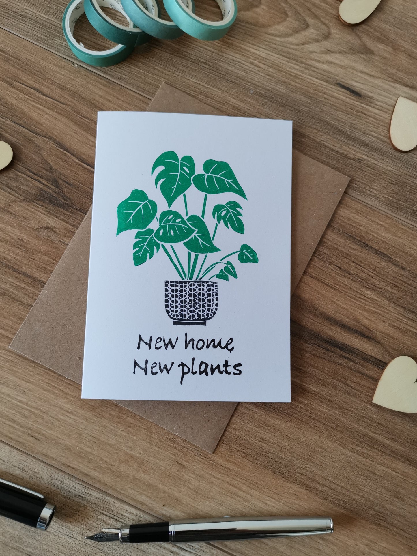 New home, new plants greeting card