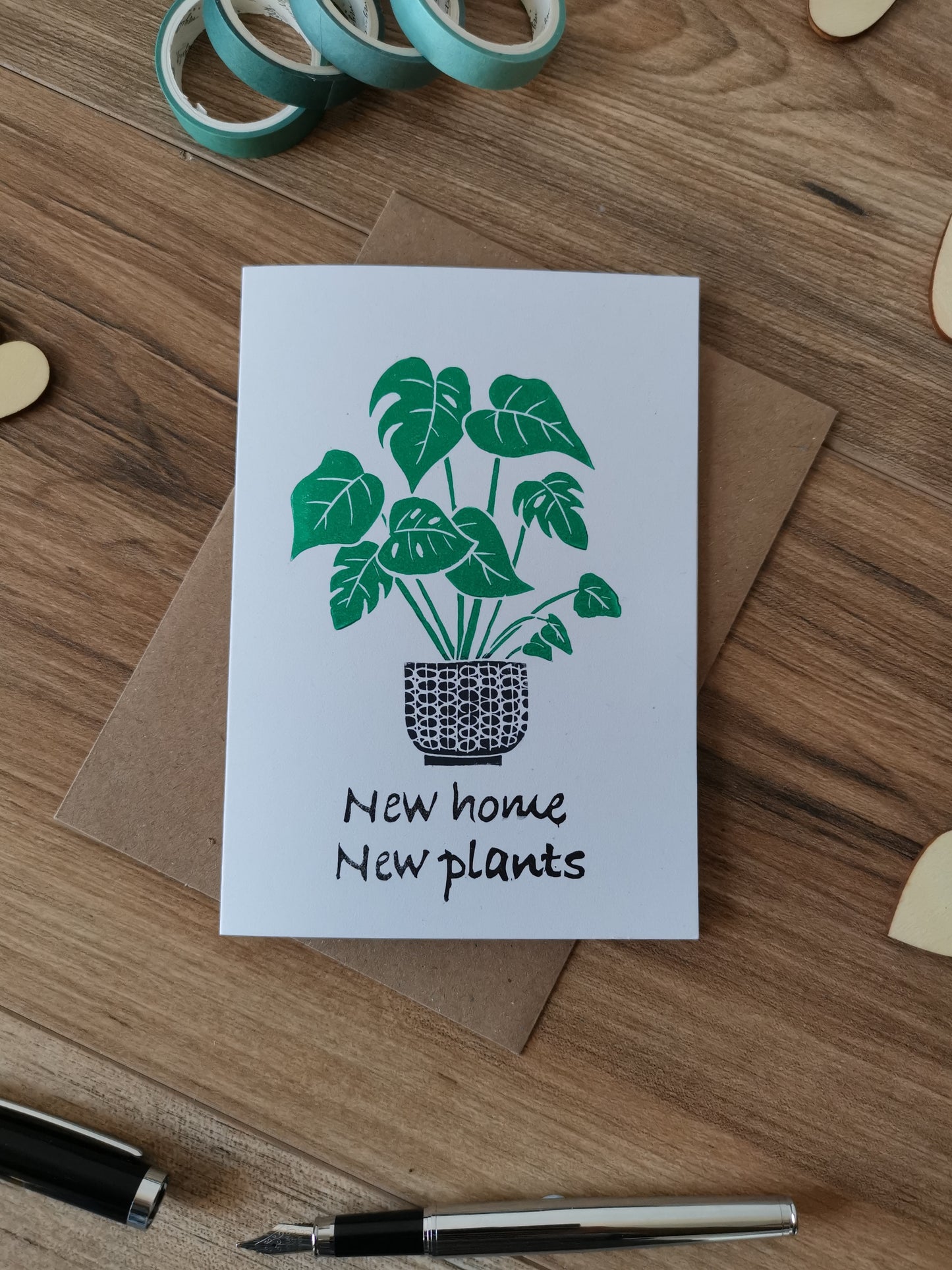 New home, new plants greeting card