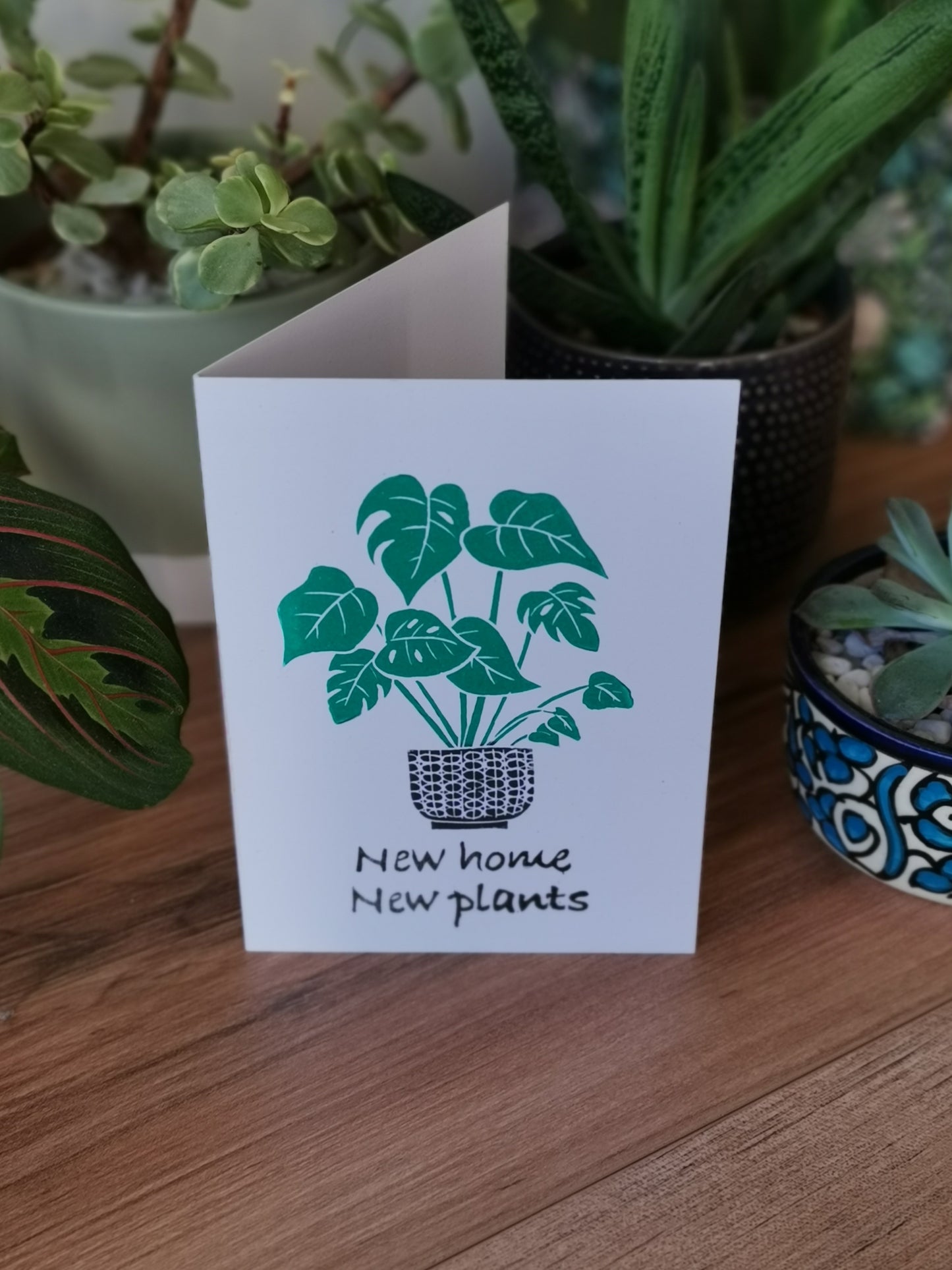 New home, new plants greeting card