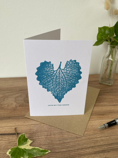 Jack by the hedge botanical greeting card