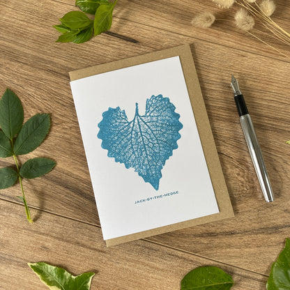 Jack by the hedge botanical greeting card
