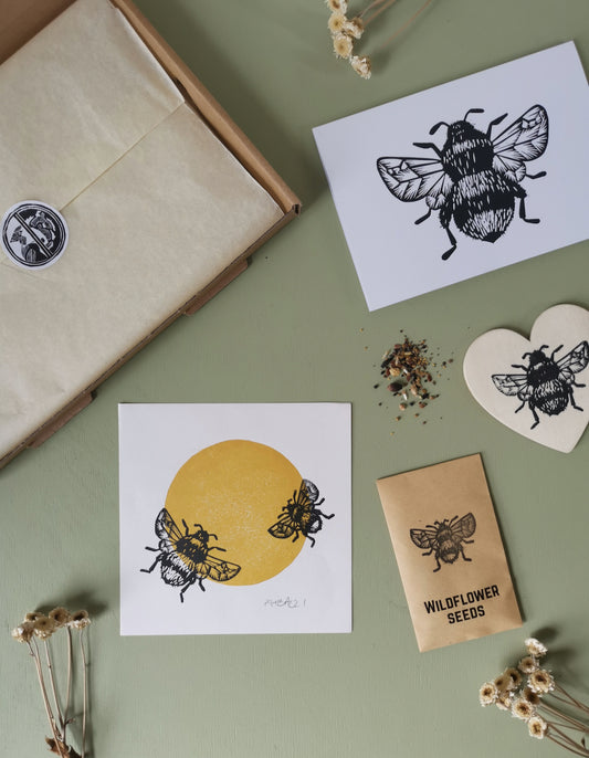 Gift set for bumblebee lovers, letterbox gifts, gift box