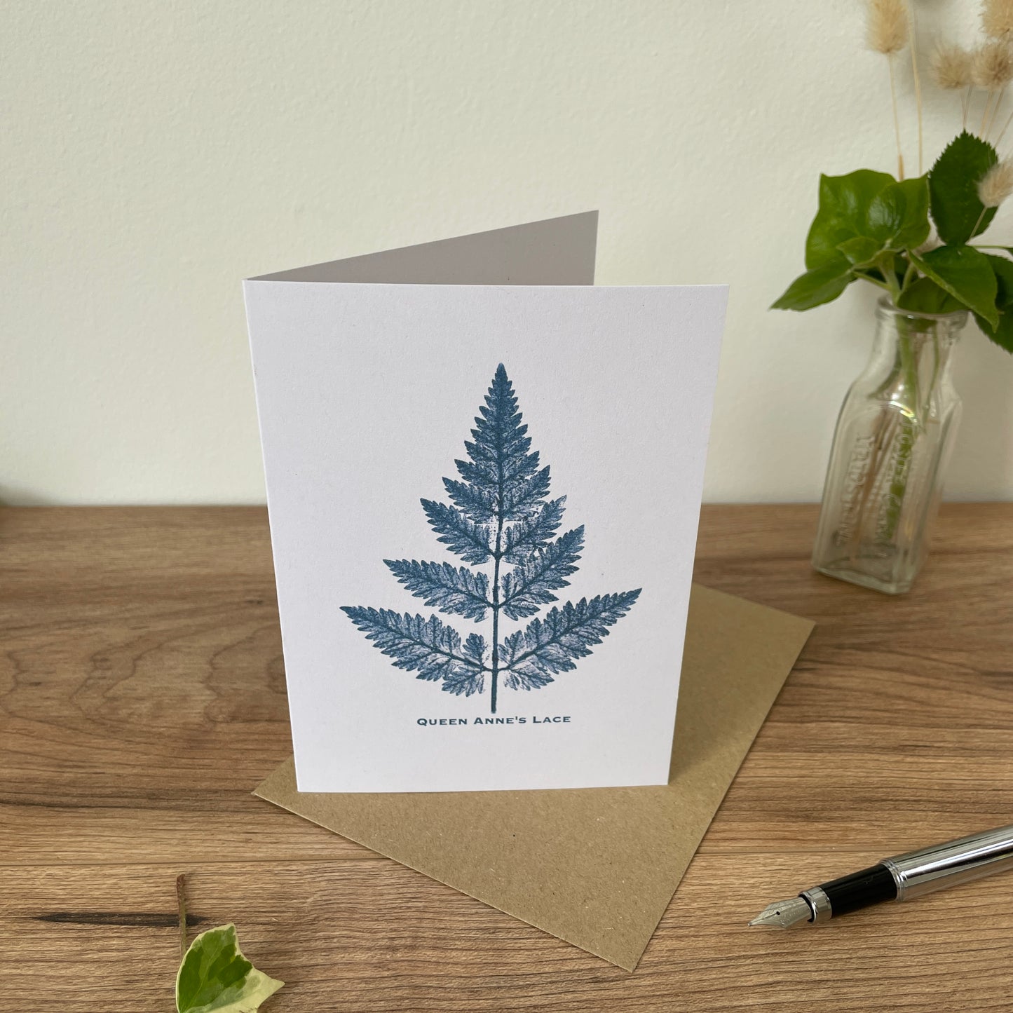 Queen Anne’s Lace botanical greeting card