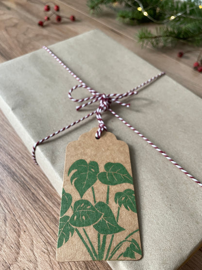 Monstera Gift Tags 6pk