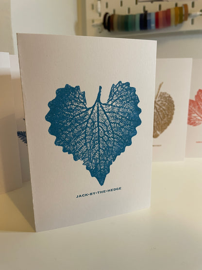 Jack by the hedge botanical greeting card