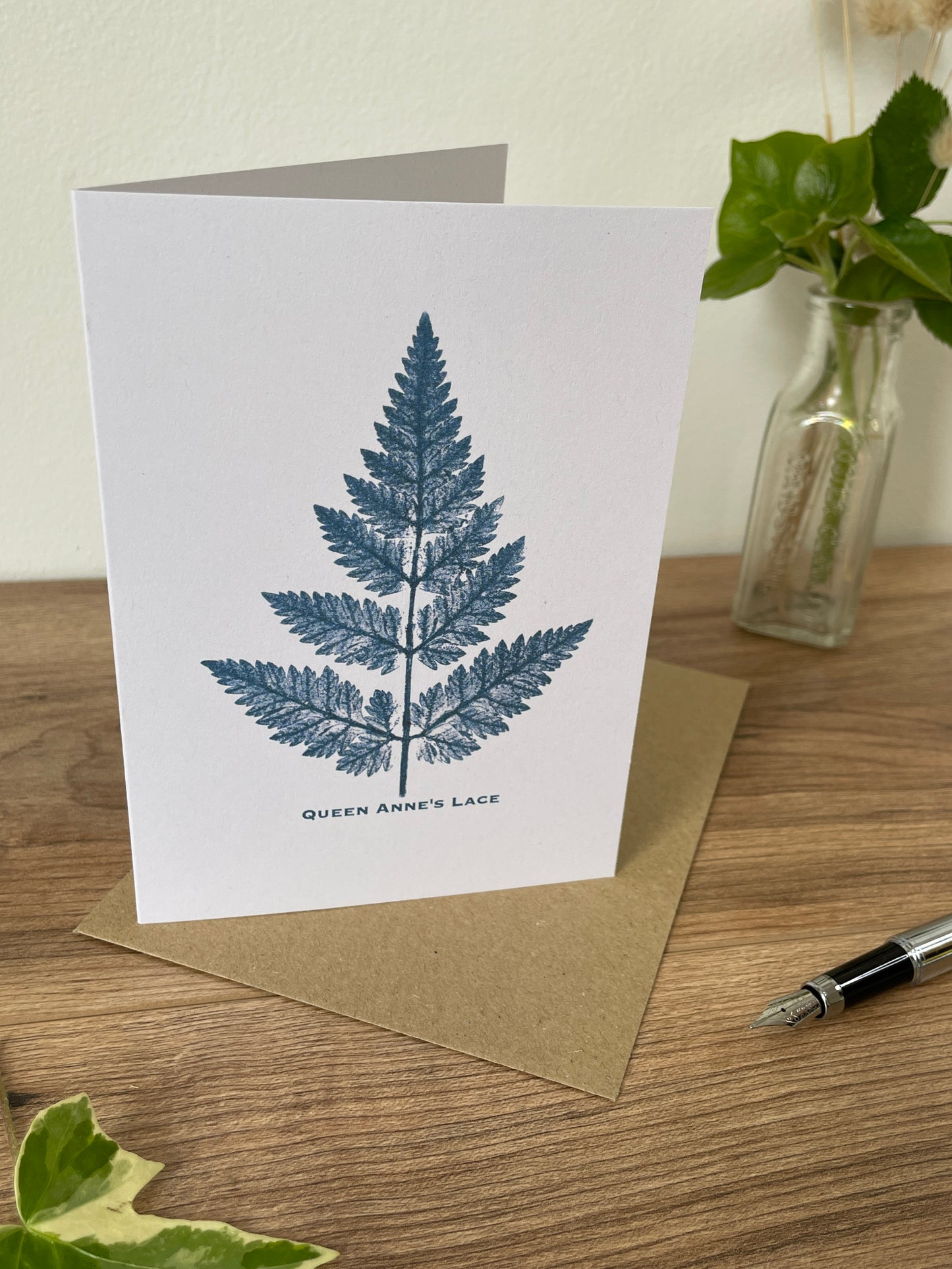Queen Anne’s Lace botanical greeting card