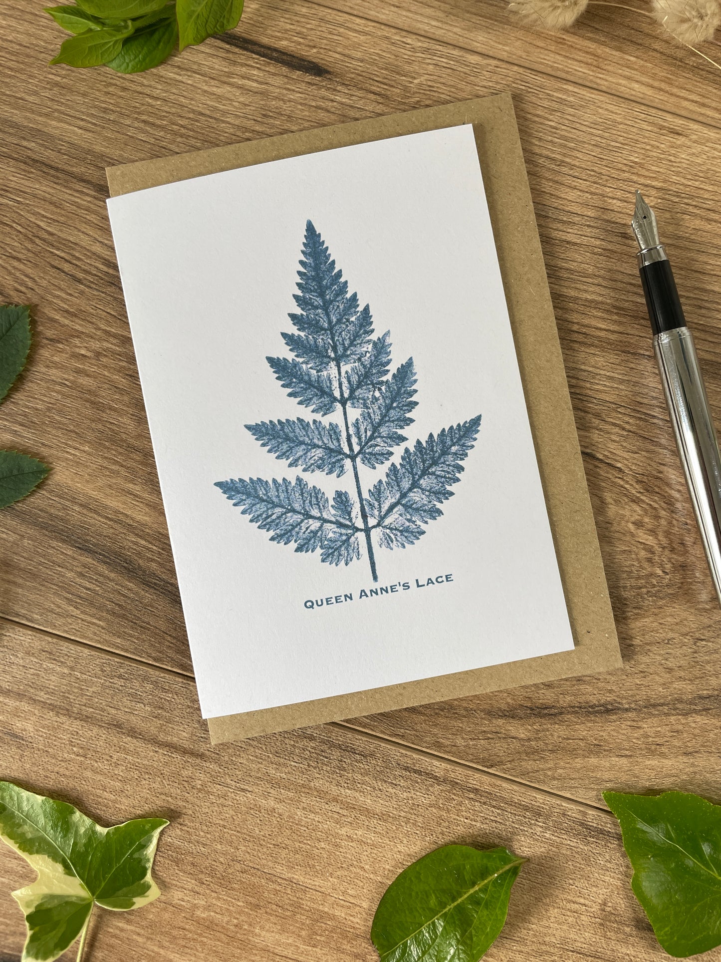 Queen Anne’s Lace botanical greeting card