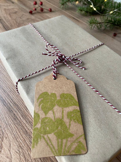 Monstera Gift Tags 6pk